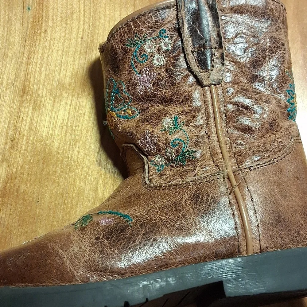 Shyanne Kids Floral Boots Size 7 Toddler